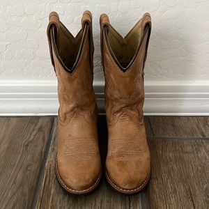 Kids western/cowboy boots. Leather!